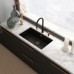 Franke FG 4767.505 MARIS STRIPES Mitigeur de cuisine, noir mat/cuivre 115.0747.674