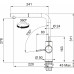 Franke FN 5541.031 URBAN 2.0 Mitigeur de cuisine, chromé - bec extractible 115.0755.340