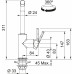 Franke FN 5541.031 URBAN 2.0 Mitigeur de cuisine, chromé - bec extractible 115.0755.340
