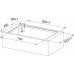 Franke FMY 8352 BA R HI Hotte aspirante – verre noir mat / graphisme blanc 340.0731.871