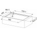 Franke FSM 7072 4RC R HI Hotte aspirante -verre noir/graphisme blanc 340.0731.893