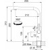 Franke MARIS SLIM L Mitigeur, Chrome 115.0728.390