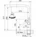 Franke MARIS SLIM L DOUCHETT 1JET Mitigeur, Chrome 115.0728.393