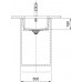 Franke KUBUS KXK 110-41 Éviers, 445x454 mm, Onyx 126.0735.912