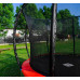 G21 SpaceJump Trampoline, 366 cm, rouge, avec filet de protection + échelle gratuite 69042