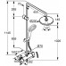 KLUDI Thermostat Dual Shower System Double douchette thermostat 6609505-00