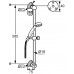 KLUDI Adlon set de douche, chrome 2710305