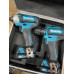 Makita CLX224X Ensemble de 2 machines DF333DZ+TD110DZ (2x1,5Ah+DC10WD+Valise en métal)