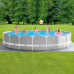INTEX PRISM FRAME Piscine ronde 610 × 132 cm avec filtration a cartouche 12V 26756GN
