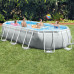 INTEX PRISM FRAME Piscine ovale 503 × 274 × 122 cm avec filtration 220–240V 26796NP