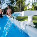 INTEX Cascade de piscine LED multicolore 28090