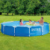 INTEX METAL FRAME Piscine 366 x 76 cm avec systeme de filtration 12 V 28212GN