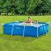 INTEX Piscine Rectangulaire Metal Frame Pool, 220 x 150 x 60 cm, sans filtration 28270NP