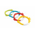 INTEX Set de quatre anneaux poissons colorés pour piscine 55507