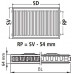 Kermi Therm-x2 Profil-K Radiateur compact 12 600 / 1000 FK0120610