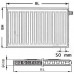 Kermi Therm X2 Profil-V Radiateur a vanne intégrée 12 300 / 1200 FTV120301201R1K