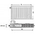 Kermi Therm X2 Profil-V Radiateur a vanne intégrée 22 900 / 700 FTV220900701L1K
