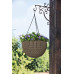 KETER HANGING SPHERE Pot de fleurs suspendu, rotin, avec chaîne, moka 17199246