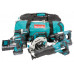 Makita DLX5032T Kit s fil 18V DDF484, DTD153, DHS680, DJR187, DHR242, DC18RC, 3 x BL1850B
