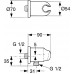 IDEAL Standard CERAWELL fix support de douchette A2406AA