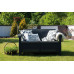 ALLIBERT CORFU LOVE Canapé de jardin, 128 x 70 x 79cm, graphite/gris 17197359