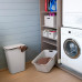 CURVER NUANCE 48L Panier a linge sale 43 x 34 x 58 cm marron 17197590