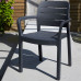 ALLIBERT TISARA Chaise de jardin, 53 x 58 x 83 cm, blanc 17199557