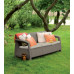 ALLIBERT CORFU LOVE SEAT MAX Canapé de jardin, 182 x 70 x 79cm, cappuccino/beige 1719