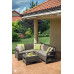 ALLIBERT CORFU RELAX Ensemble de jardin, cappuccino/beige 17202123