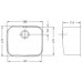 ALVEUS VARIANT 10/180 Évier de cuisine en acier inoxydable, 480 x 400 mm, satinée 1042481
