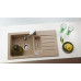 ALVEUS NIAGARA 70 Évier en granit, 780 x 435 mm, blanc