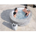 BESTWAY Lay-Z-Spa Zurich AirJet Spa gonflable rond, 180 x 66 cm, 4 personnes 60065