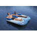 BESTWAY Hydro-Force Indigo Wave Bain de soleil gonflable pour 2 personnes 196x193 cm 43534