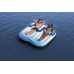 BESTWAY Hydro-Force Indigo Wave Bain de soleil gonflable pour 2 personnes 196x193 cm 43534