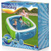 BESTWAY Carré de piscine avec hublots 168 x 168 x 56 cm 51132