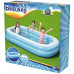 BESTWAY Piscine gonflable rectangulaire familiale translucide, 262 x 175 x 51 cm 54006