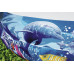 BESTWAY Family Pool Piscine gonflable Sea lagoon, 262 x 157 x 46 cm 54118