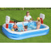 BESTWAY Piscine gonflable avec panier de basket, 251 x 168 x 102 cm 54122