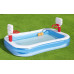 BESTWAY Piscine gonflable avec panier de basket, 251 x 168 x 102 cm 54122