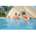 BESTWAY Power Steel Piscine hors sol ronde, 396 x 107 cm, avec pompe + auvent 5614V