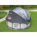 BESTWAY Steel Pro Max Ensemble de piscine 366x100 cm, filtration a cartouche + toit 5619N