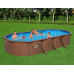 BESTWAY Hydrium Piscine hors sol acier ovale, 730 x 360 x 130 cm 561CW