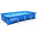 BESTWAY Steel Pro Piscine hors sol rectangulaire, 400 x 211 x 81 cm, avec pompe 56424