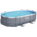 BESTWAY Power Steel Piscine hors sol ovale, 488 x 305 x 107 cm 56448