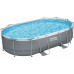 BESTWAY Power Steel Piscine hors sol ovale, 488 x 305 x 107 cm 56448