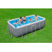 BESTWAY Power Steel Piscine hors sol rectangulaire, 412 x 201 x 122 cm 56457