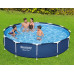 BESTWAY Steel Pro Piscine hors sol ronde, 366 x 76 cm, avec pompe 56681