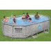 BESTWAY Power Steel Swim Vista Piscine hors sol ovale, 488 x 305 x 107 cm 56946