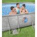 BESTWAY Power Steel Swim Vista Piscine hors sol ovale, 488 x 305 x 107 cm 56946