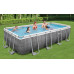 BESTWAY Power Steel Piscine hors sol rectangulaire effet rotin, 549 x 274 x 122 cm 56998